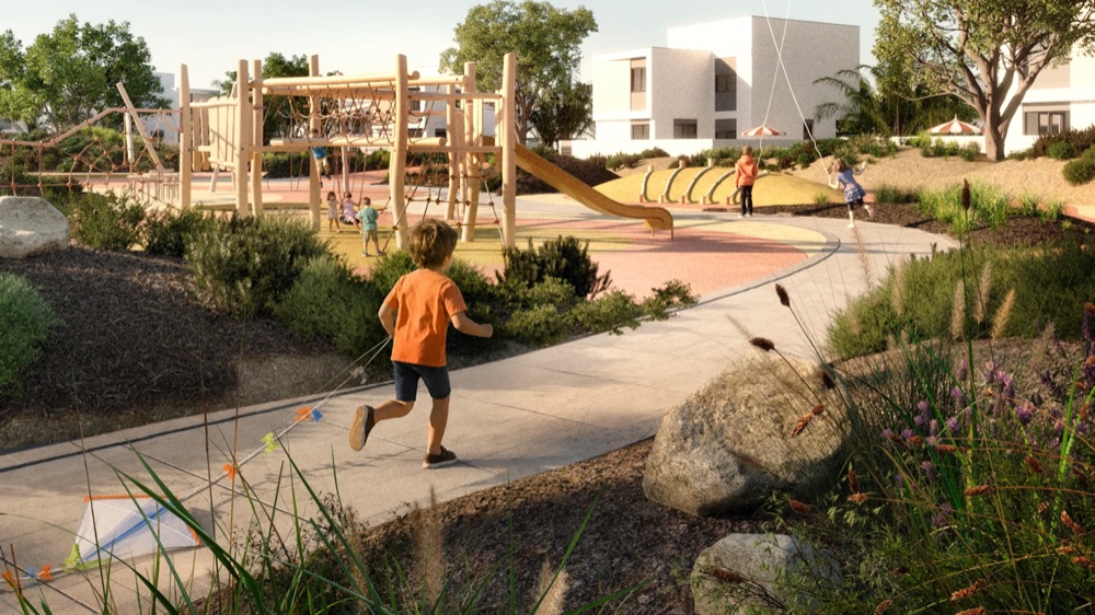 Play Area at Al Ghadeer Parks by Aldar