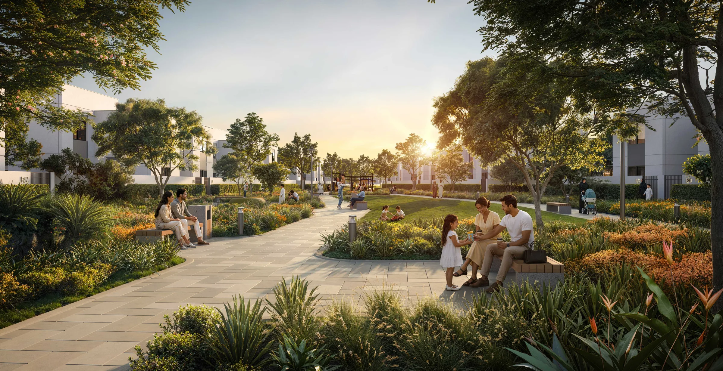 Al Ghadeer Parks by Aldar